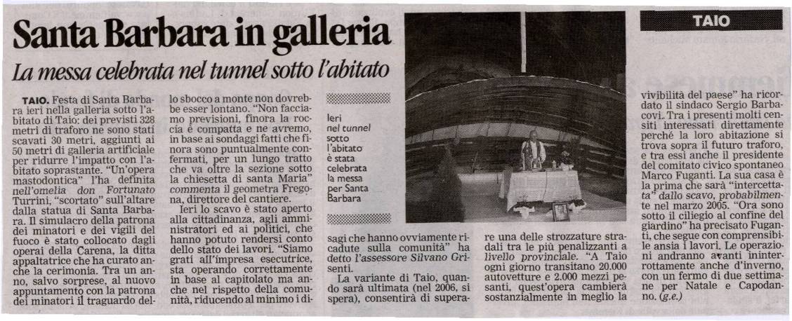 2004-12-05 00:00:00 - Santa Barbara in galleria - Eccher Giacomo - Trentino